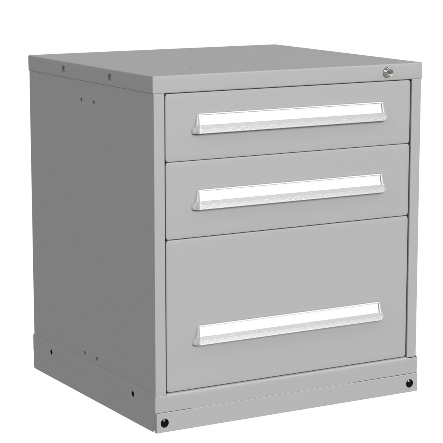 3 Drawer Modular Cabinet, 30 inch Wide Bench Height | Lyon
