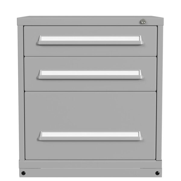 Lyon Modular Drawer Cabinet Bench Height Standard Wide 3 Drawers 3530301021 Front View