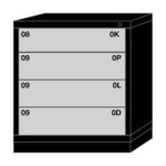 lyon modular drawer cabinet bench height standard wide 4 drawers 3530301008
