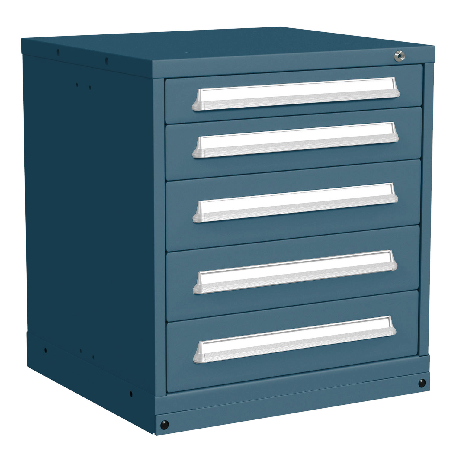 Quick Ship 5 Drawer Bench Height Modular Cabinet - 30 inch wide