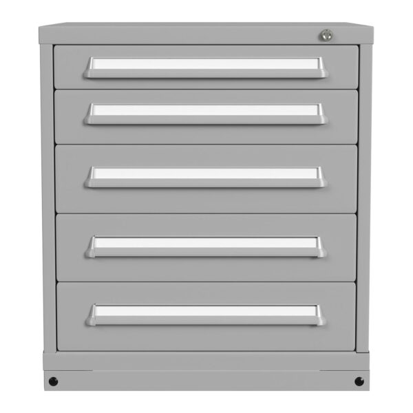 Lyon Modular Drawer Cabinet Bench Height Standard Wide 5 Drawers 353030000B Front View