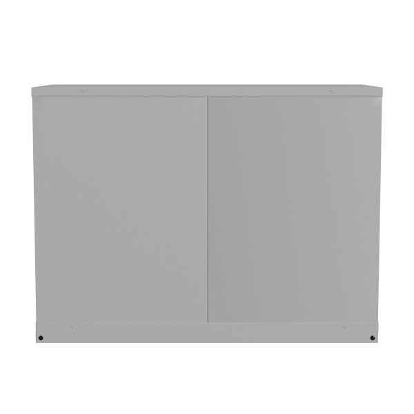 Lyon Modular Drawer Cabinet Counter Height Double Wide Back View