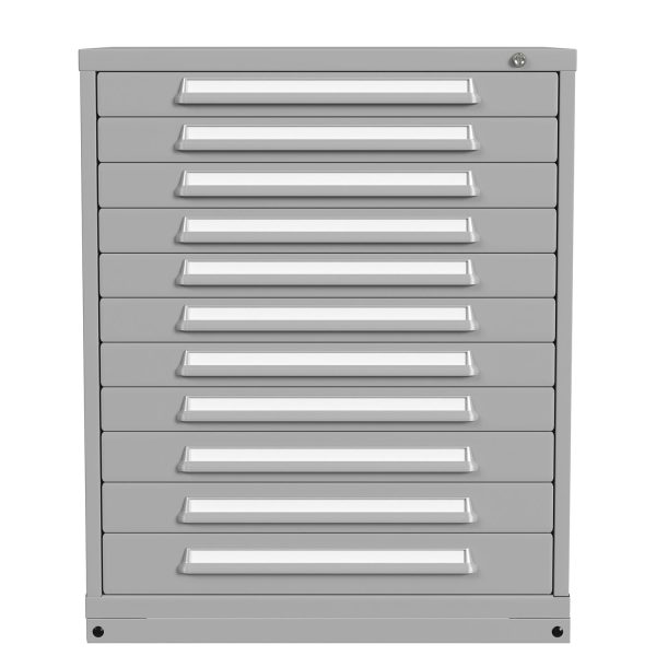 Lyon Modular Drawer Cabinet Counter Height Medium Wide 11 Drawers 4936301001 Front View