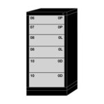 lyon modular drawer cabinet counter height slender wide 6 drawers 4922301023