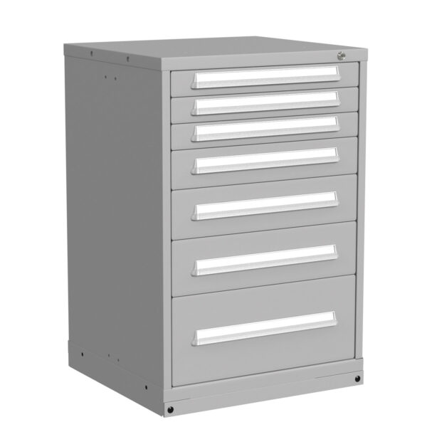 Lyon Modular Drawer Cabinet Counter Height Standard Wide 7 Drawers 493030000E Angle View