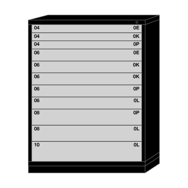 Lyon modular drawer cabinet eye-level height extra wide 11 drawers 6845301019