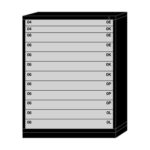 lyon modular drawer cabinet eye-level height extra wide 12 drawers 6845301004