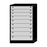 lyon modular drawer cabinet eye-level height medium wide 9 drawers 6836301011
