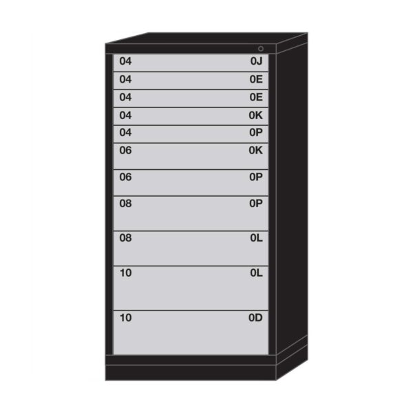Lyon modular drawer cabinet eye-level height standard wide 11 drawers 6830301007
