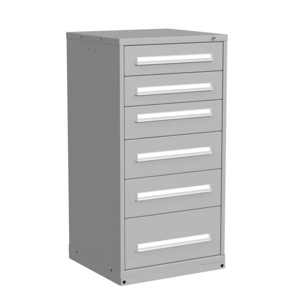 Lyon Modular Drawer Cabinet Eye Level Height Standard Wide 6 Drawers 6830301016 Angle View