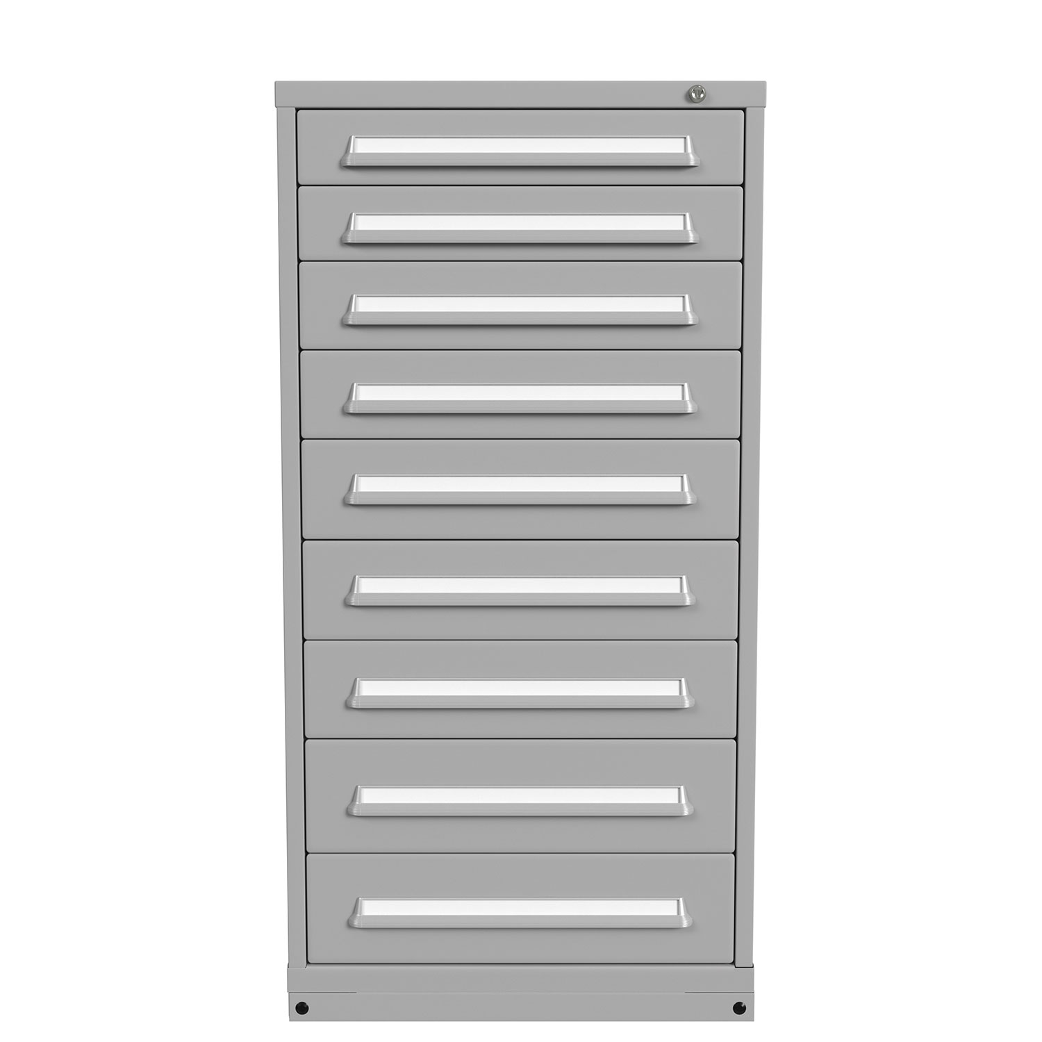 Quick Ship 9 Drawer Eye-Level Height Modular Cabinet - 30 inch