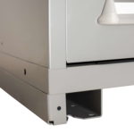 lyon modular drawer cabinet features forklift base