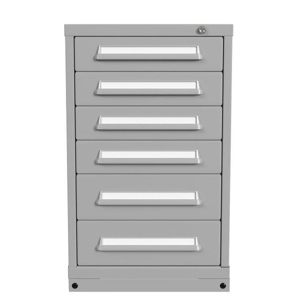Lyon Modular Drawer Cabinet Mid Range Height Slender Wide 6 Drawers 4022301016 Front View