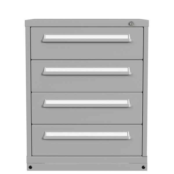 Lyon Modular Drawer Cabinet Mid Range Height Standard Wide 4 Drawers 4030301004 Front View