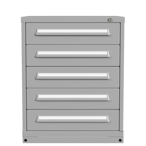 Lyon Modular Drawer Cabinet Mid Range Height Standard Wide 5 Drawers 4030301002 Front View