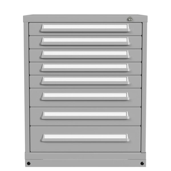 Lyon Modular Drawer Cabinet Mid Range Height Standard Wide 8 Drawers 403030000A Front View