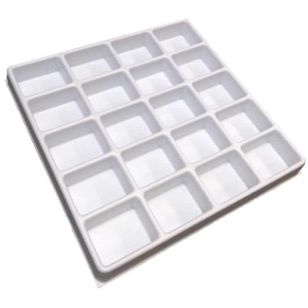 lyon modular drawer cabinet plastic quarter tray NF240420 in white
