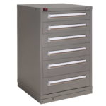 lyon modular drawer cabinet standard wide counter height 6 drawer 4930301008