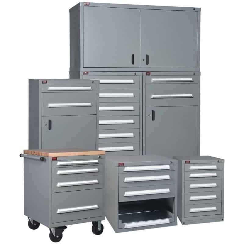 metal drawer cabinet - lyon modular drawer cabinets - maximize storage