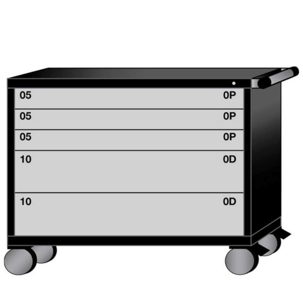 Details about   Lyon Modular Storage Cabinet Drawer Dividers 16" x 4-1/2" rails 5 