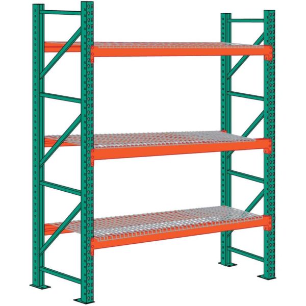 Pallet Racking with Wire Decking