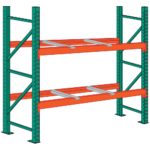 lyon pallet racking 8 foot high 4 front to back supports starter