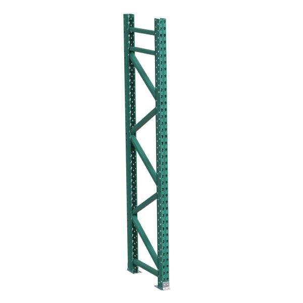 Lyon pallet rack upright 12 ft with standard foot plate