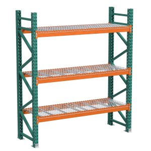 Lyon pallet rack with wire decking 3 level starter