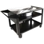 Lyon transmission tear down bench with stainless steel top