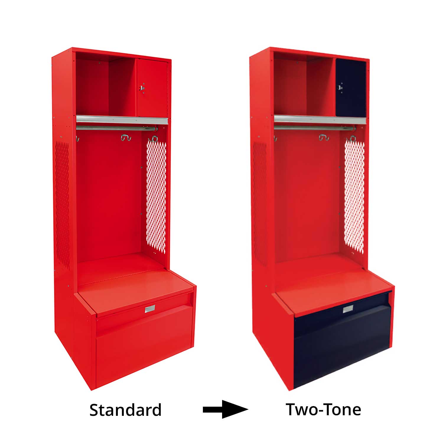 Lyon Two-Tone Color Option for Victory Locker