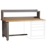 lyon workbench kit desk height style 2 251270WB1019