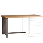 lyon workbench kit table height style 1 251310WB1014