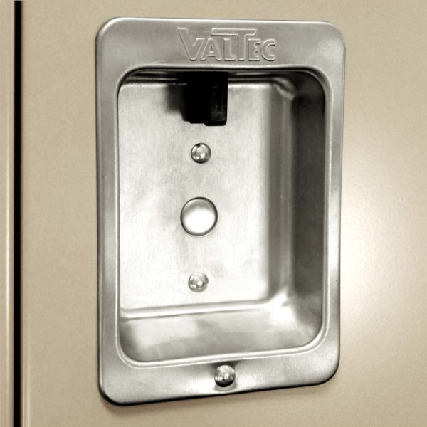 ValTec locker features recessed handle putty